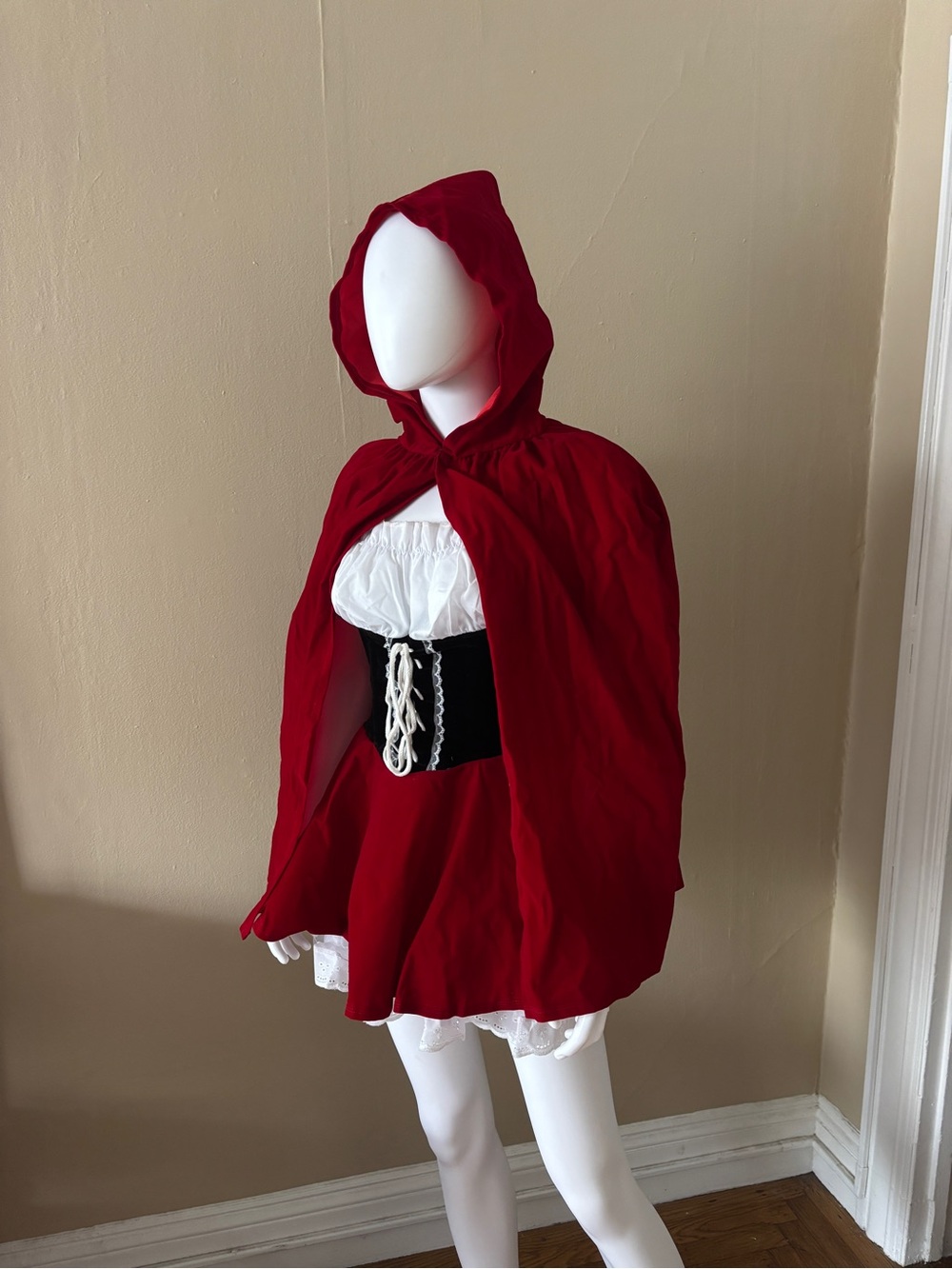 Halloween Little Red Riding Hood Through the Woods Sexy Adult Fantasy Costume